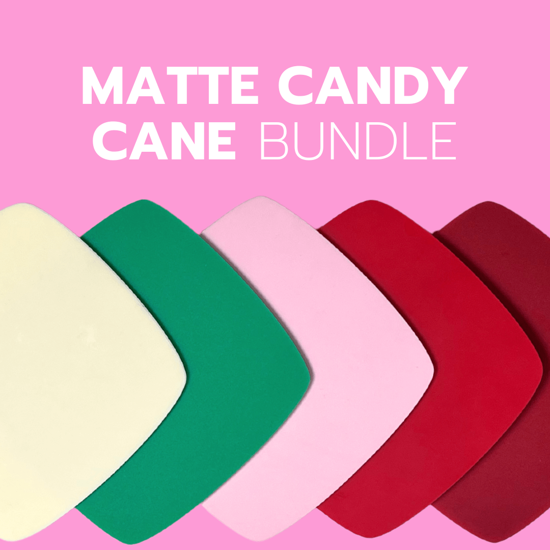 Matte Candy Cane Holiday Bundle - 