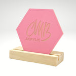 Matte Pastel Flamingo Cast Acrylic | Matte Acrylic Sheet | CMB Acrylic