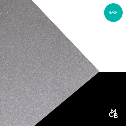 Matte Silver Metallic Glitter | Matte/Gloss Finish - Acrylic Sheets