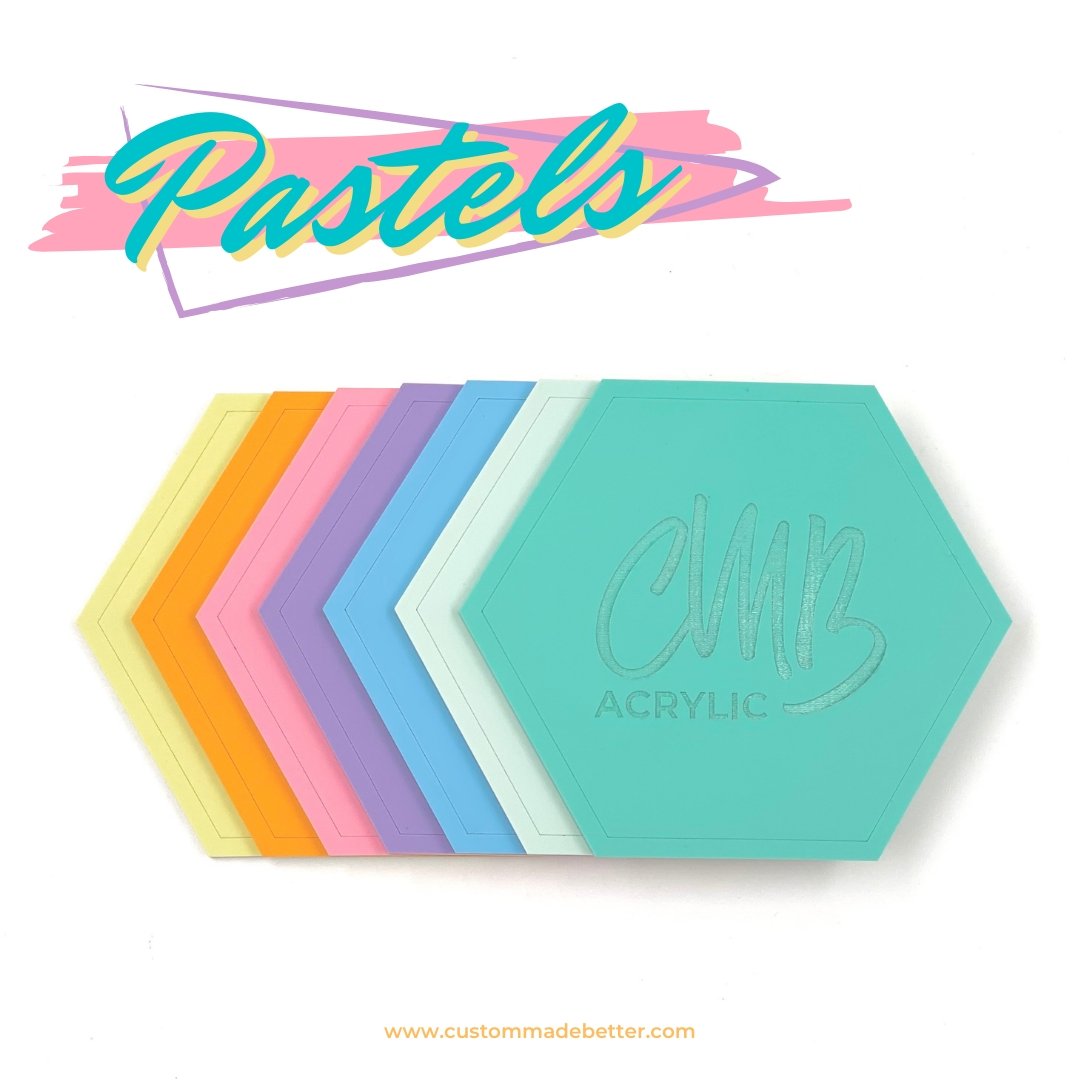 Matte/Gloss Pastel Aquamarine Cast Acrylic Sheets - Acrylic Sheets