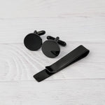 Medium Tie Clips (Silver, Gold, Rose Gold, or Black), 1 Piece Total, Metal Blank 59 - 