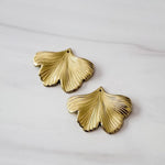 Metallic Antique Gold Ginkgo Leaf Pendants, 10 Pieces, Ginkgo 24 - 