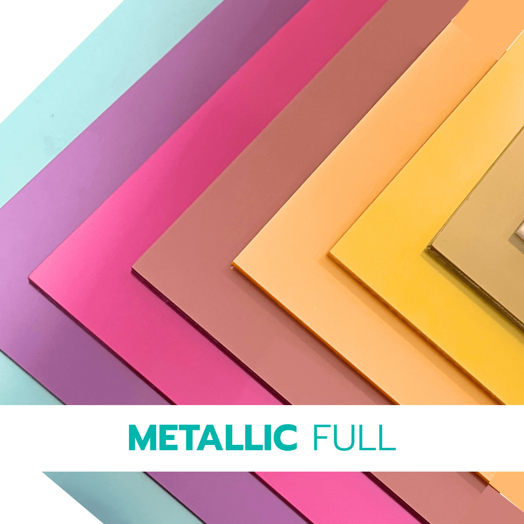 Metallic Cast Acrylic Sheets | 1/8" | 24" X 40" - Acrylic Sheets