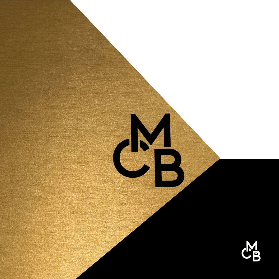 Metallic Leatherette | BRUSHED GOLD ENGRAVES BLACK LEATHERETTE SHEETS - LASERABLE LEATHERETTE