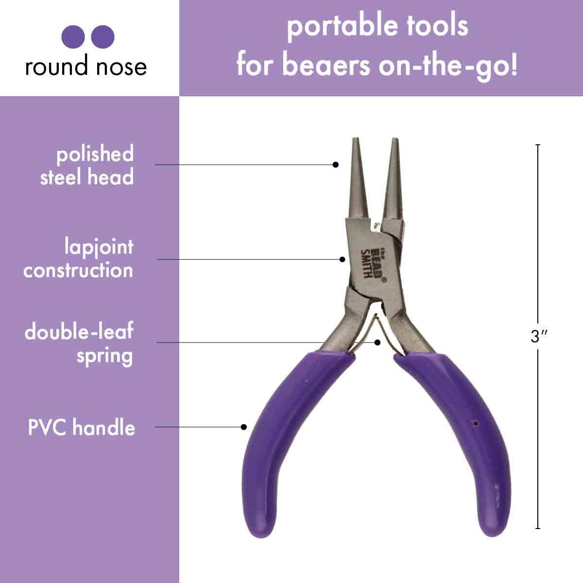 Mini Round Nose Pliers, 1 Pair, Tool 37 - 