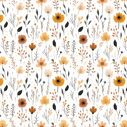 Minimal Boho Floral Pattern Acrylic Sheets - CMB Pattern Acrylic