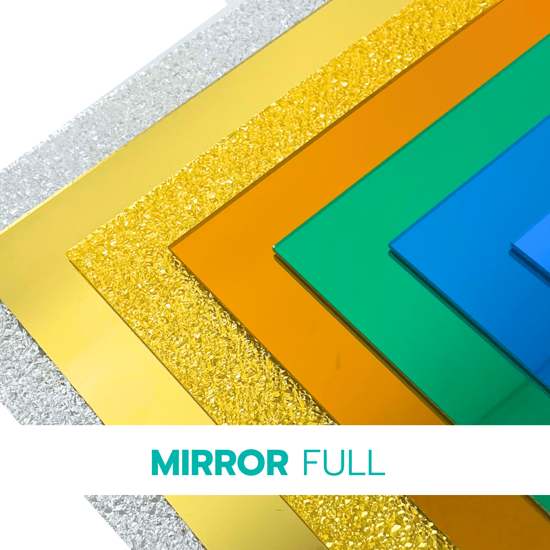 Mirror Cast Acrylic Sheets | 1/8" | 48" X 96" - Acrylic Sheets