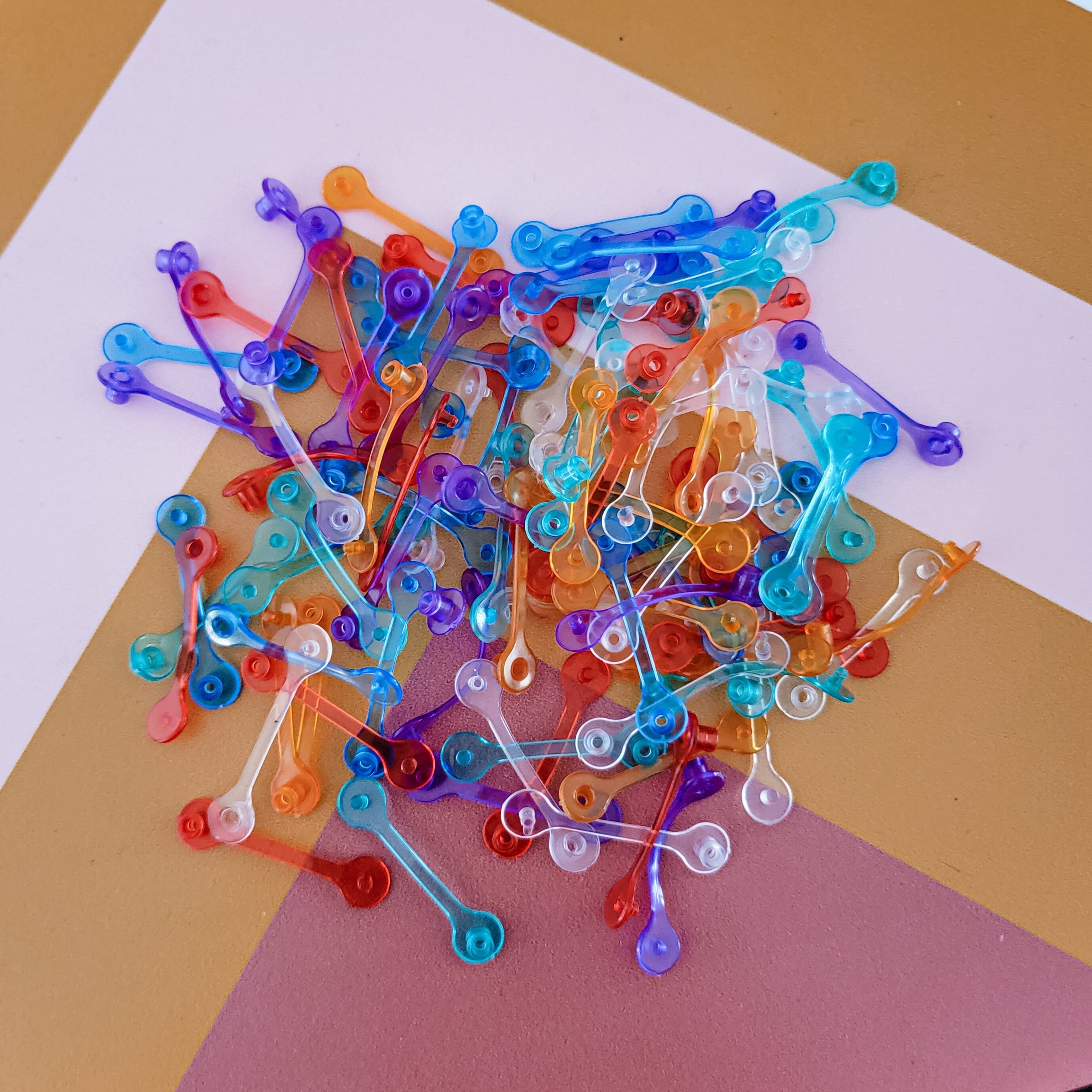 Mixed Color OG Keychain Thingies®, 100 Pieces, KT 10 - 