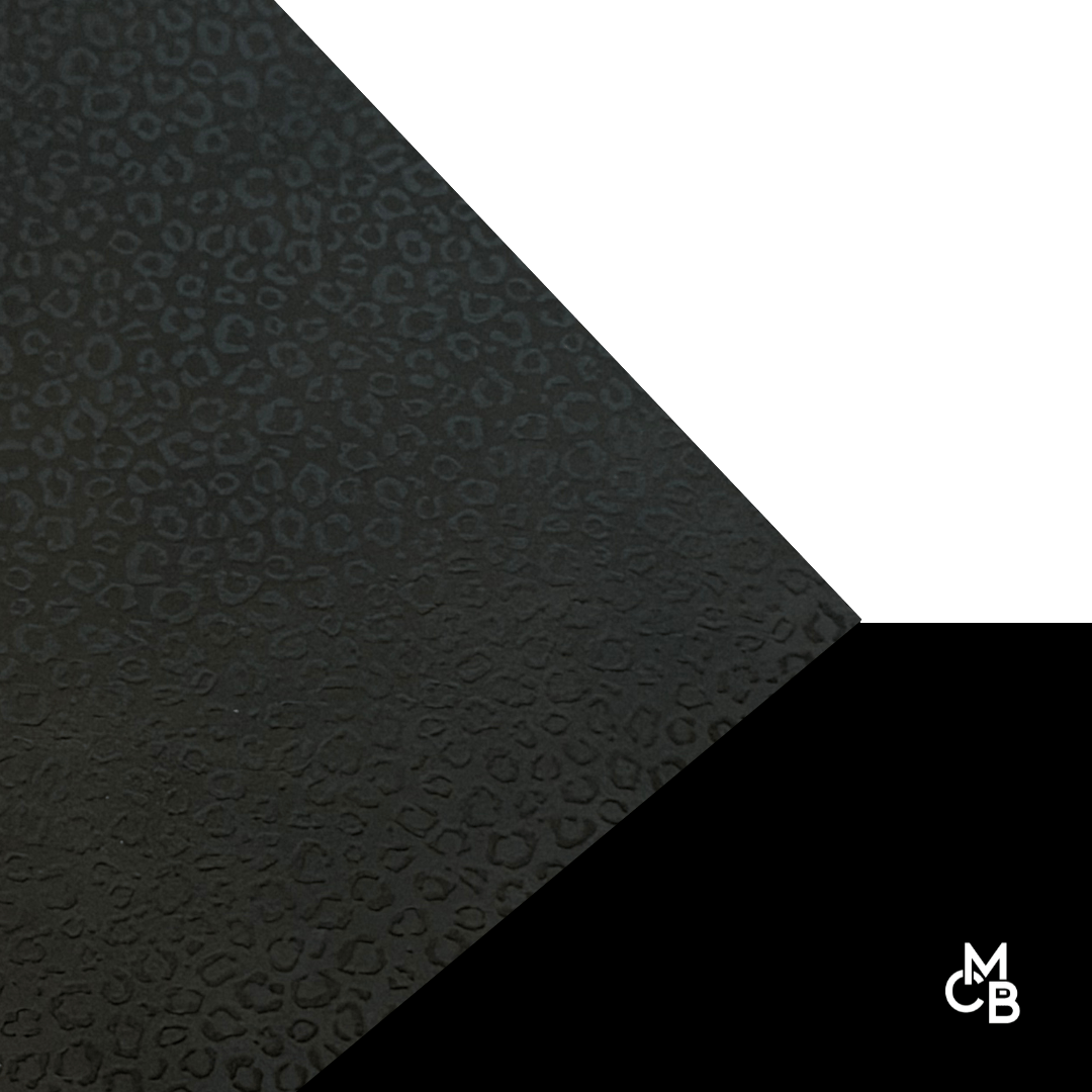 Monochromatic Leopard Leatherette Sheets | Premium Quality laser safe leatherette