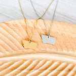 Montana Pendant Necklace (Silver or Gold), 1 Total, Metal Blank 201 - 