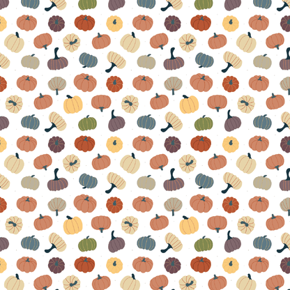 Multicolor Pumpkin Harvest Acrylic Sheets - CMB Pattern Acrylic