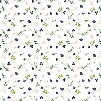 Navy Floral Pattern Acrylic Sheets - CMB Pattern Acrylic