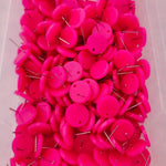 Neon Acrylic Stud Earring Findings (14mm, Choice of Color), 10 Pieces, Acrylic Stud 64 - 