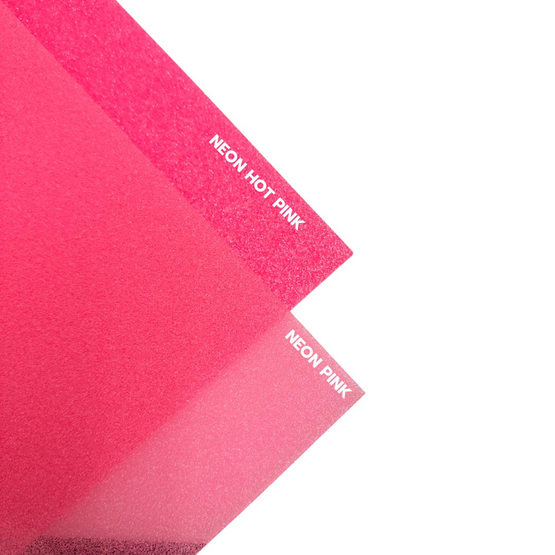 Neon Pink Glitter Cast Acrylic | Glitter Acrylic Sheet | CMB Acrylic