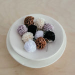 Neutral Lace 12mm Stud Topper (Choice of Color), 3 Pairs, Stud 129 - 133 - 
