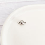 New Premium Circle Magnetic Closure Findings (Silver or Gold), 5 Sets, Chain 23 - 