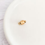 New Premium Cylinder Magnetic Closure Findings (Silver or Gold), 5 Sets, Chain 22 - 
