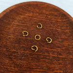 New Premium Gold 6mm Round Stainless Steel Open Jump Rings (20g), 100 Pieces, Jump Ring 17 - 