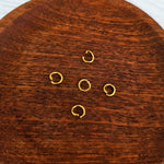 New Premium Gold 7mm Round Stainless Steel Open Jump Rings (20g), 100 Pieces, Jump Ring 18 - 