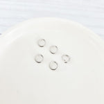 New Premium Silver 6mm Round Stainless Steel Open Jump Rings (20g), 100 Pieces, Jump Ring 19 - 