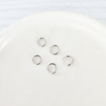 New Premium Silver 9mm Round Stainless Steel Open Jump Rings (18g), 100 Pieces, Jump Ring 14 - 