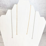 New Premium Split Minimalist Cable Chain Necklace Finding (Silver or Gold Stainless Steel), Pack of 5, Chain 20 - 
