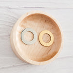 Open Circle Pendants (Silver or Gold), 5 Total Washers, Metal Blank 155 - 