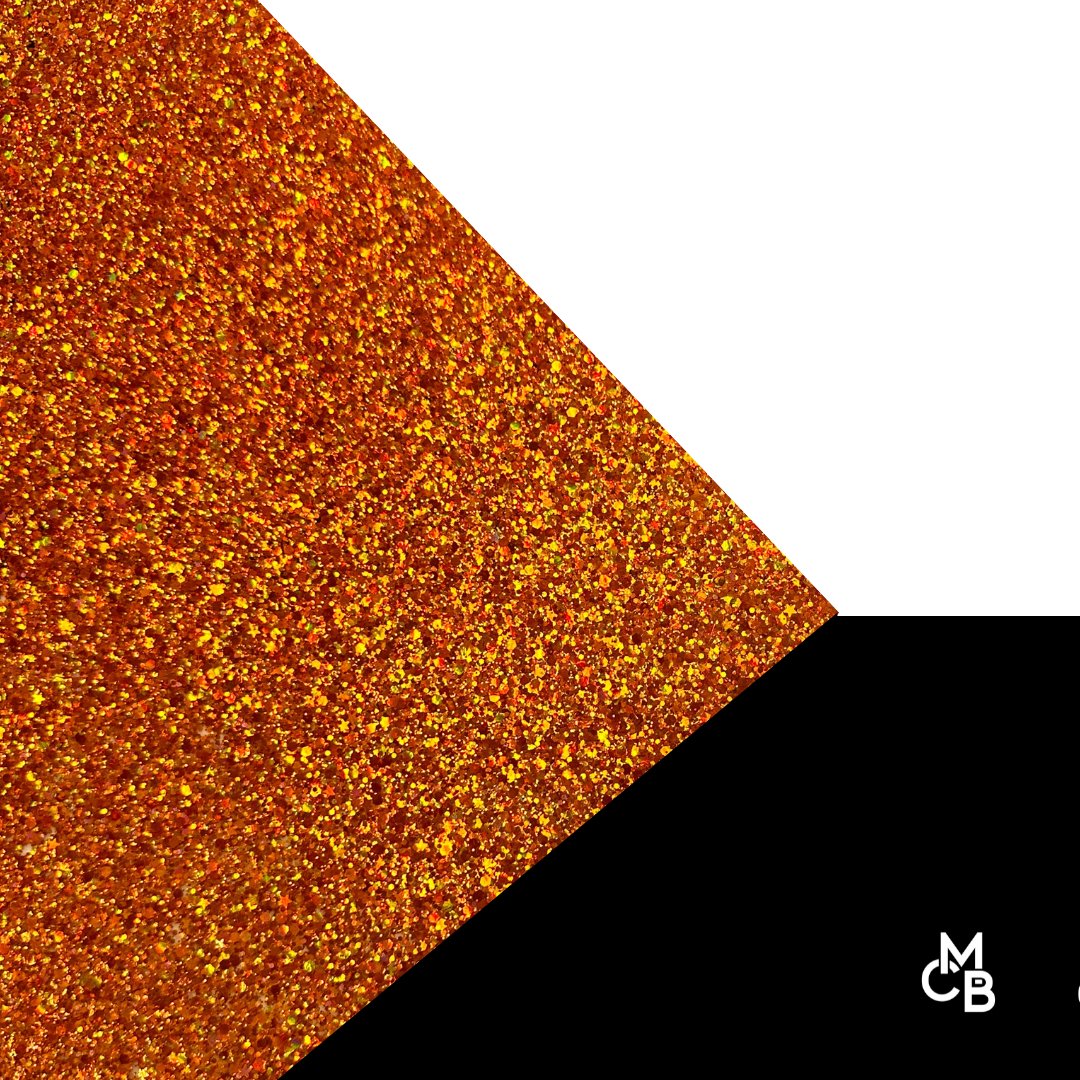 Orange Razzle Dazzle Glitter Cast Acrylic | Glitter Acrylic Sheet | CMB Acrylic