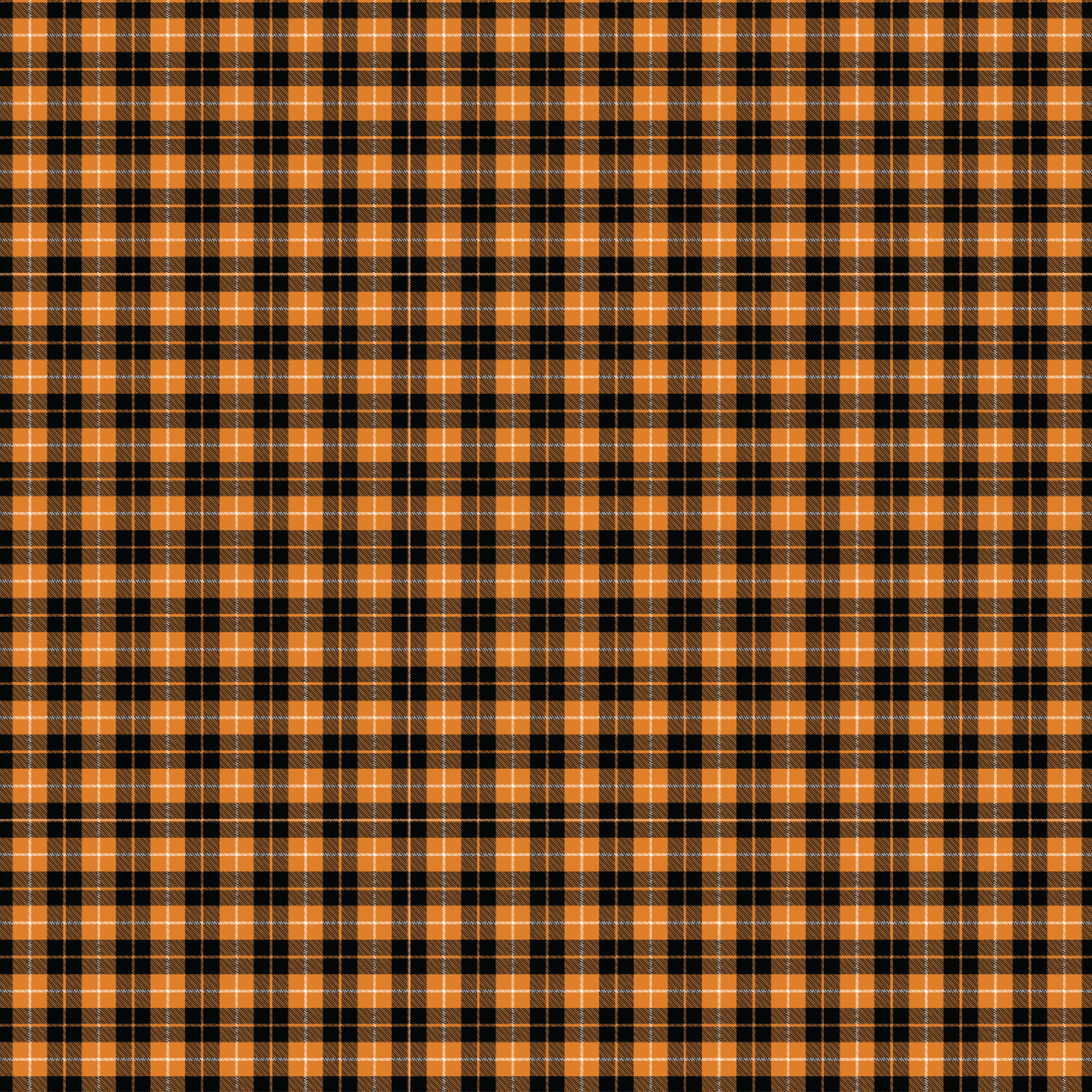 Orange Tartan Plaid Acrylic Sheets - CMB Pattern Acrylic