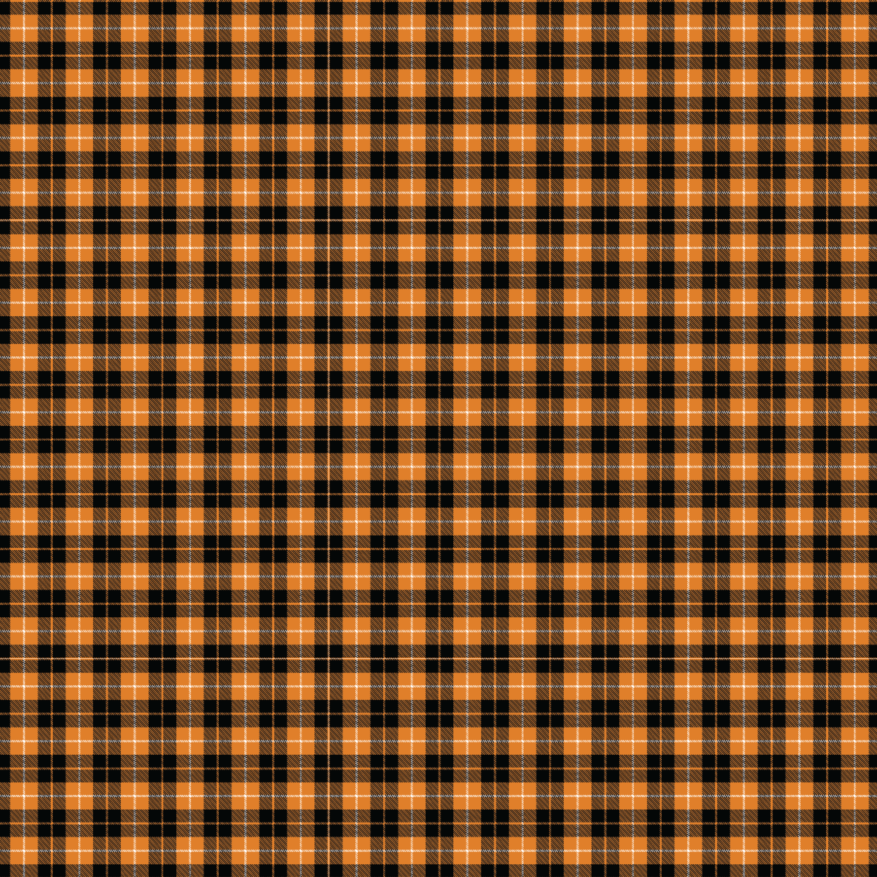 Orange Tartan Plaid Acrylic Sheets - CMB Pattern Acrylic