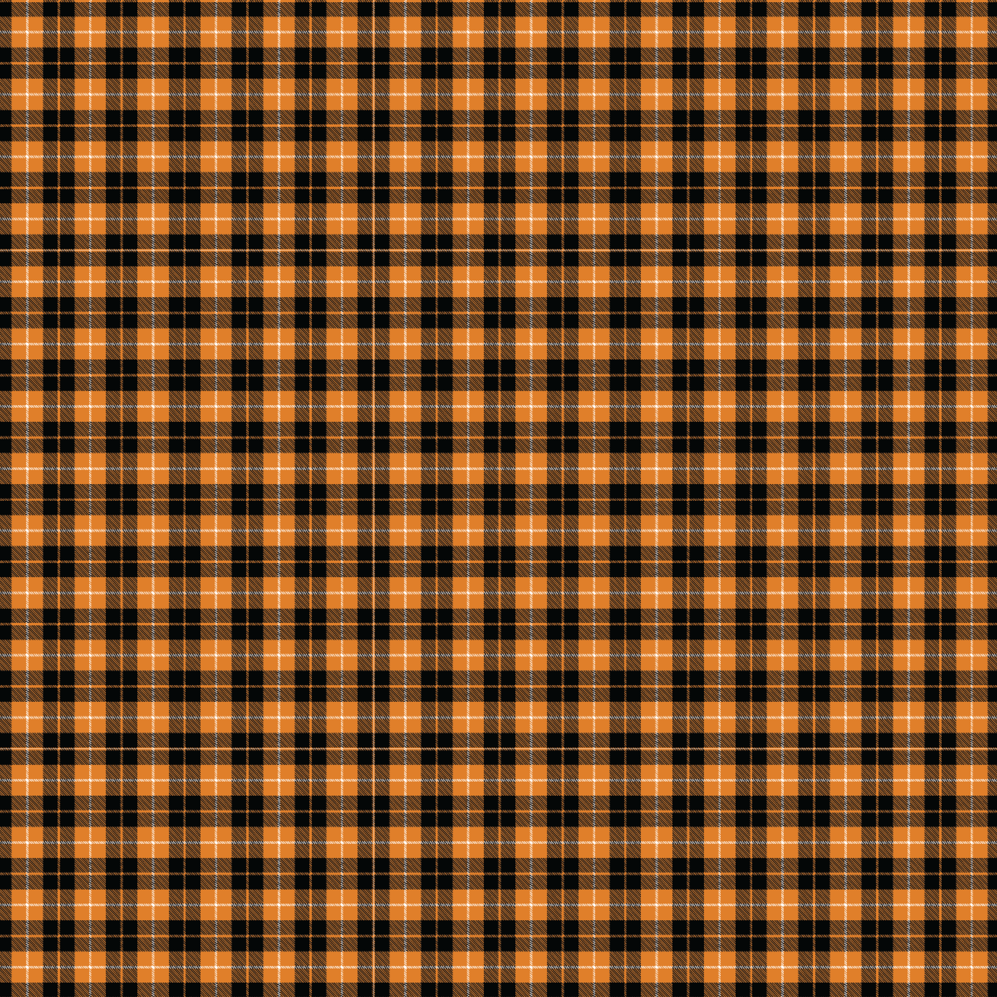 Orange Tartan Plaid Acrylic Sheets - CMB Pattern Acrylic