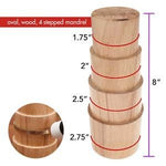 Oval Wood 4 - Stepped Mandrel, Quantity 1, Tool 38 - 