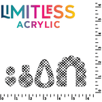 P0105 | Abstract Dots Pattern Acrylic Sheets - CMB Pattern Acrylic