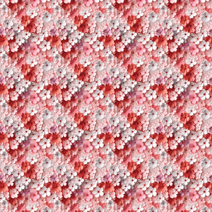 P0221 | Cherry Blossom 3D Floral Pattern Acrylic Sheets - Patterns