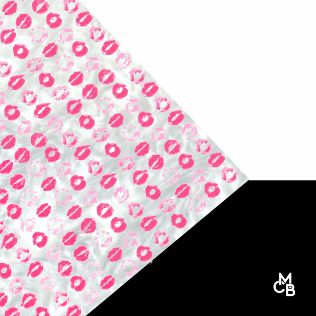 P1014 | 1/8" Smooches Pattern on White Pearl CMB PRESTIGE PATTERNS - CMB Prestige Pattern