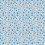 P1164 | Bitty Blue Floral Pattern Acrylic Sheets - CMB Pattern Acrylic