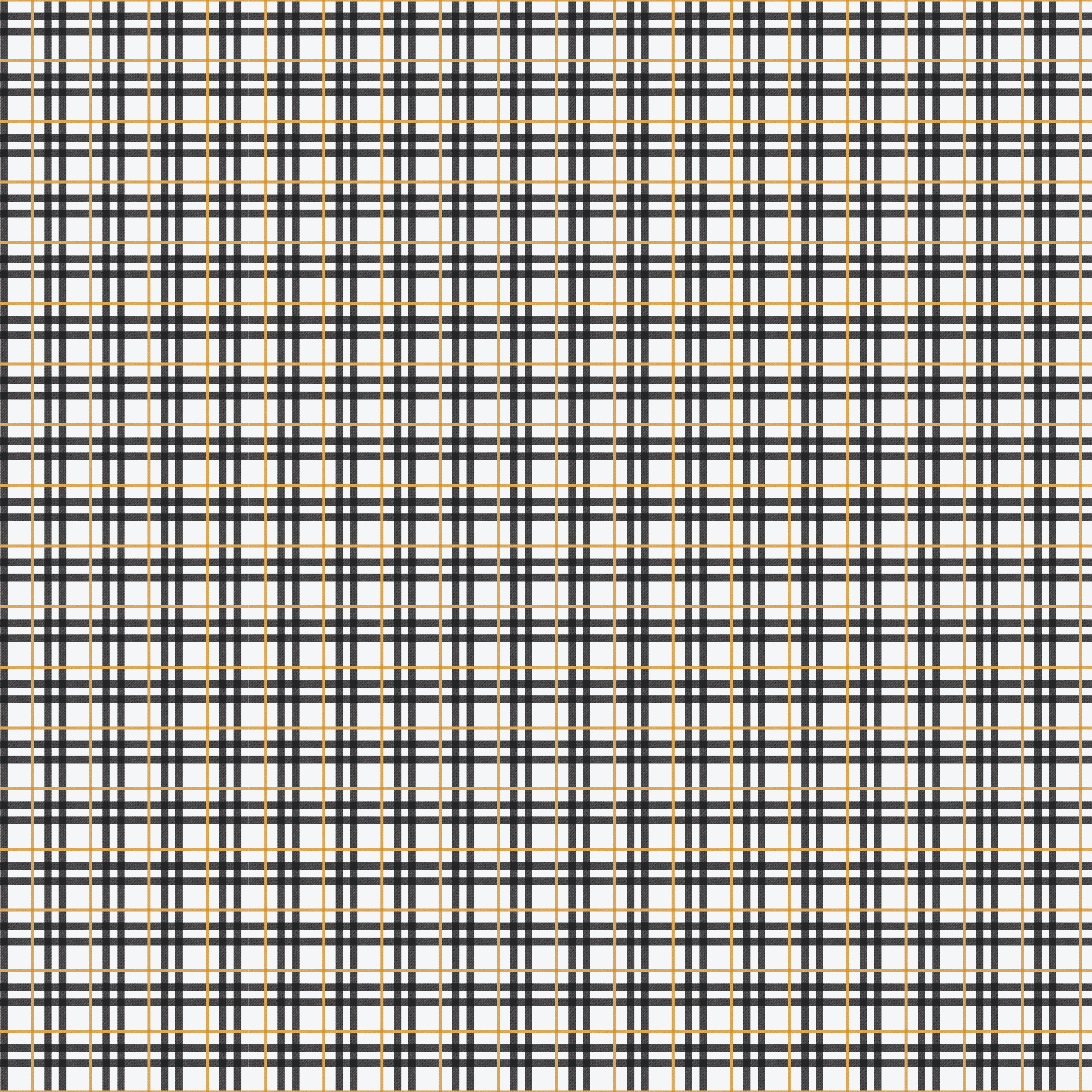 P1165 | Black & Gold Gingham Pattern Acrylic Sheets - Patterns