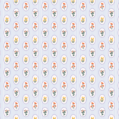 P1170 | Cottagecore Floral Wallpaper Pattern Acrylic Sheets - CMB Pattern Acrylic