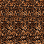 P1173 | Floral Tooled Leather Pattern Acrylic Sheets - CMB Pattern Acrylic