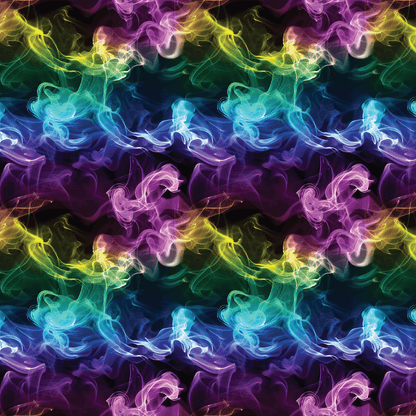 P1179 | Neon Rainbow Smoke Pattern Acrylic Sheets - CMB Pattern Acrylic