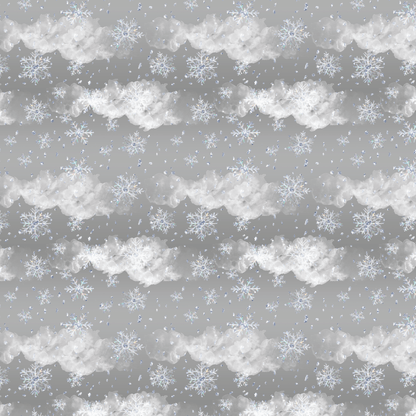P1180 | Overcast Snowy Night Pattern Acrylic Sheets - CMB Pattern Acrylic