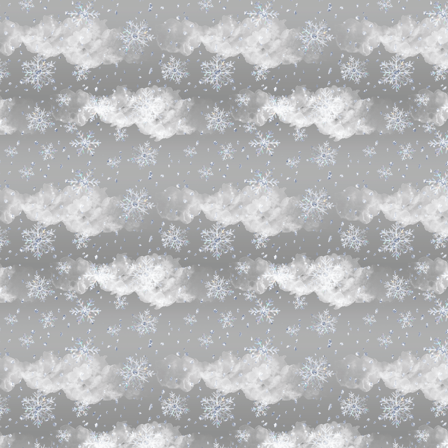 P1180 | Overcast Snowy Night Pattern Acrylic Sheets - CMB Pattern Acrylic