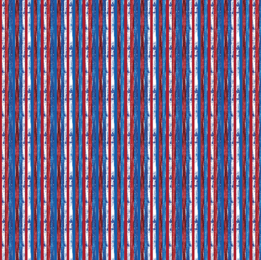 P1184 | Patriotic Glitter Stripes Pattern Acrylic Sheets - CMB Pattern Acrylic