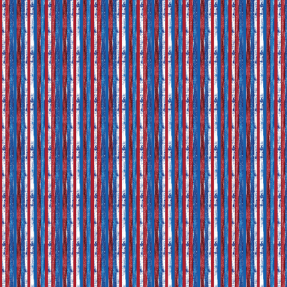 P1184 | Patriotic Glitter Stripes Pattern Acrylic Sheets - CMB Pattern Acrylic