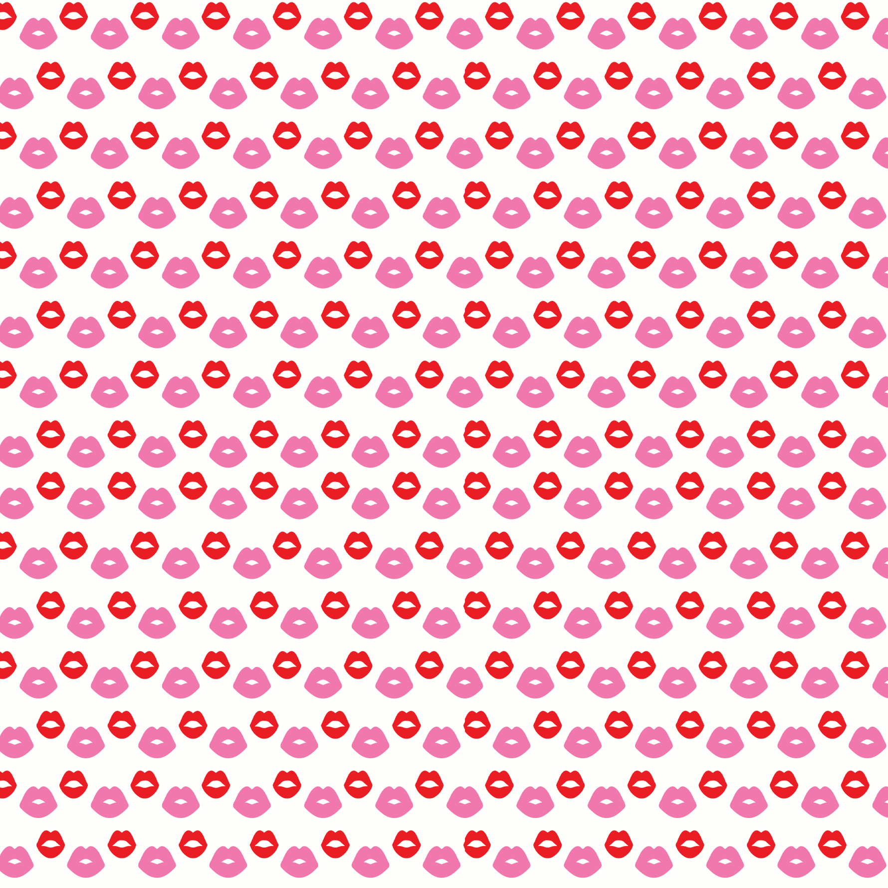 P1187 | Pink & Red Lips Pattern Acrylic Sheets - CMB Pattern Acrylic