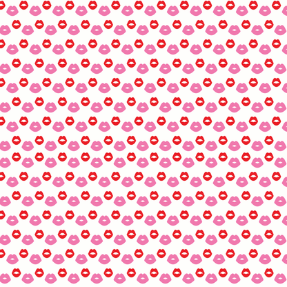 P1187 | Pink & Red Lips Pattern Acrylic Sheets - CMB Pattern Acrylic