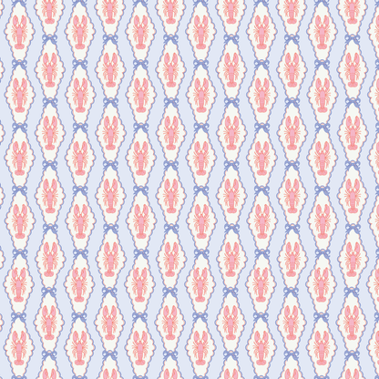 P1193 | Preppy Coastal Lobster Pattern Acrylic Sheets - CMB Pattern Acrylic