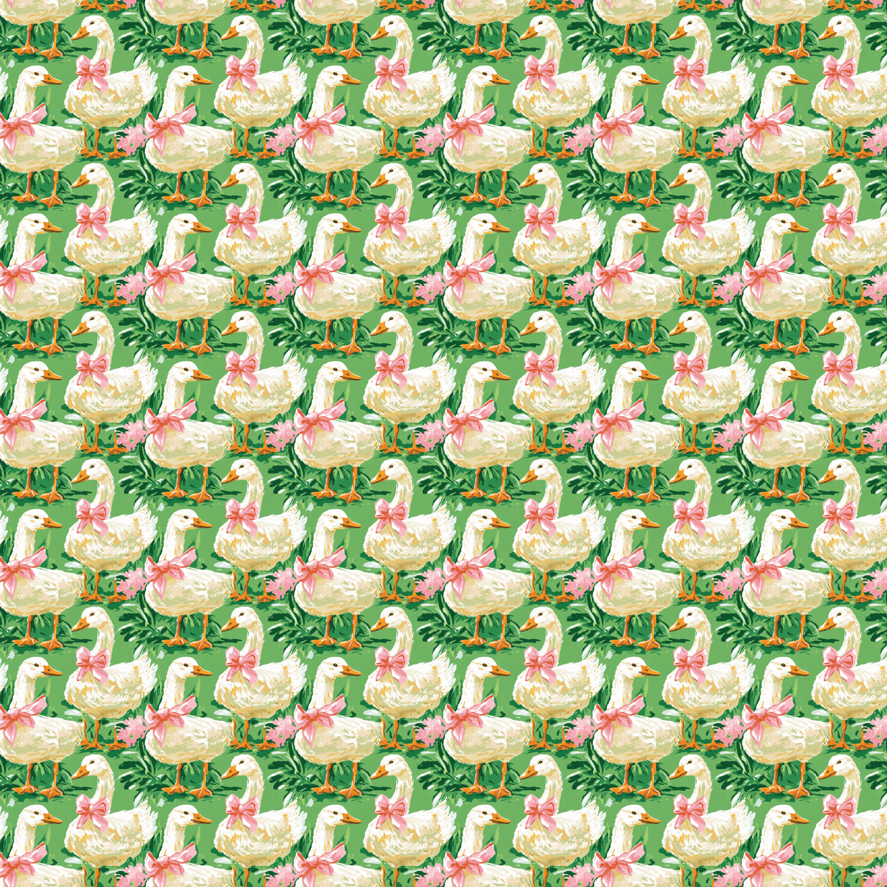 P1195 | Preppy Goose - Green Pattern Acrylic Sheets - CMB Pattern Acrylic