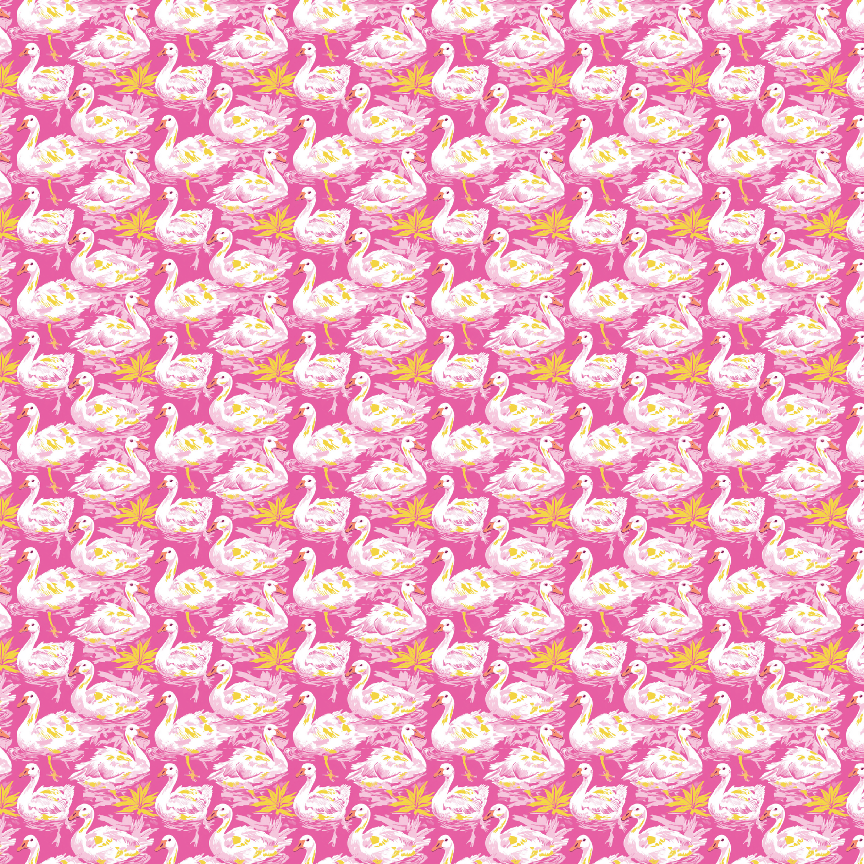 P1196 | Preppy Goose - Pink Pattern Acrylic Sheets - CMB Pattern Acrylic