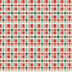 P1200 | Red & green Plaid - ish Christmas Pattern Acrylic Sheets - CMB Pattern Acrylic